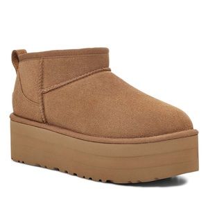 NIB UGGS ULTRA MINI PLATFORM BOOTS SIZE 6